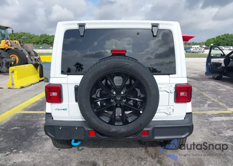 2024 Jeep Wrangler Sahara 4Xe из США, поврежденный, VIN 1C4RJXP68RW232069